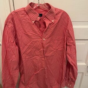 Red Checkered Men's Shirt